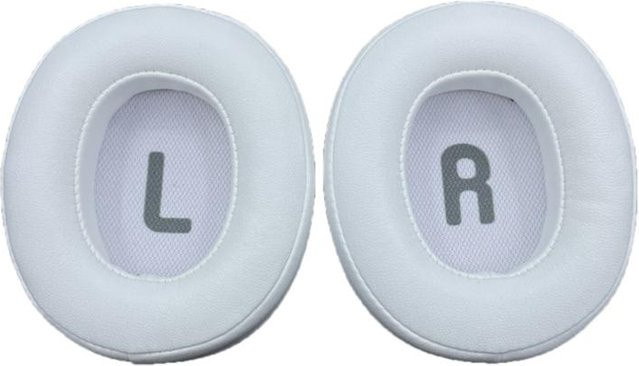 Weiße elastische Schaumstoff-Ohrpolster und Kopfbügel-Ersatz für JBL TUNE 700BT, 700BTNC und 750BTNC Kopfhörer - Bild 1
