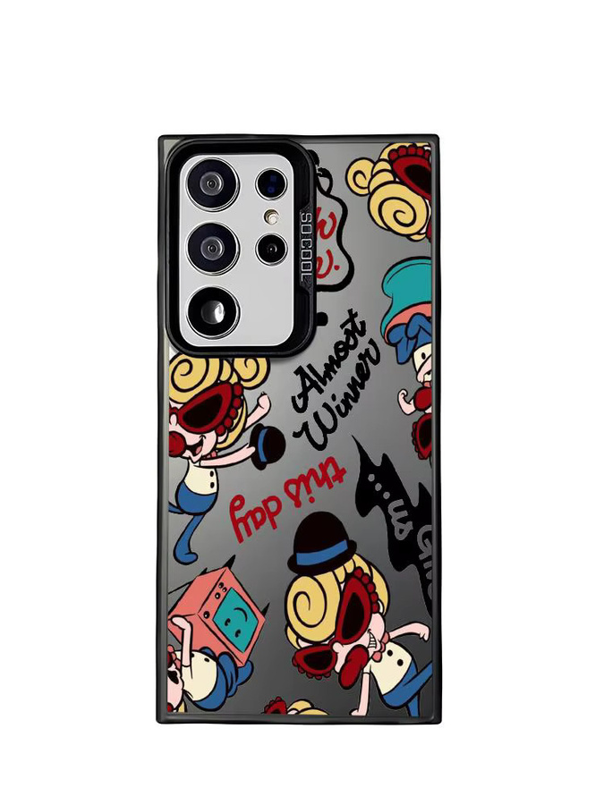 Glänzende Cartoon H-Hysteric TPU Schutzhülle für Samsung Galaxy S25 S24 S23 S22 S21 Ultra Plus 5G in Multicolour - Bild 5