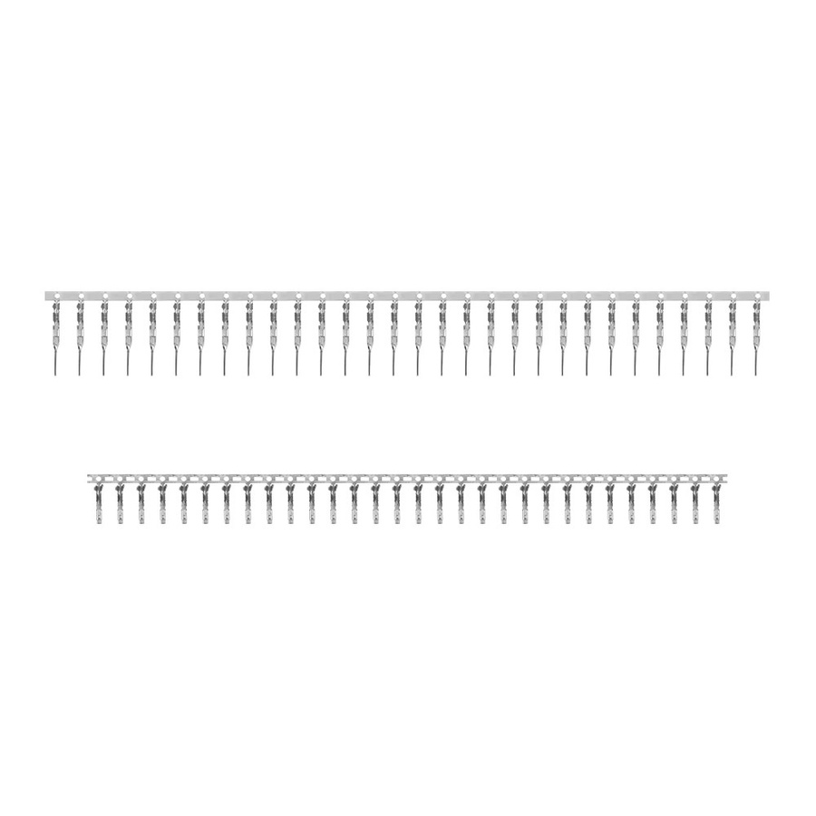 620-teiliges Dupont-Stecker Set mit 2,54 mm Pitch, bestehend aus männlichen Crimp-Stiften und weiblichen Pin-Anschlusssteckern in Schwarz - Bild 3