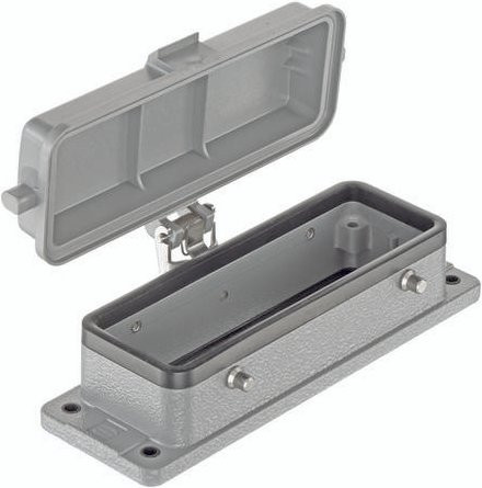 HARTING Anbaugehäuse 09 30 024 1314 in Grau aus Aluminium - Bild 1