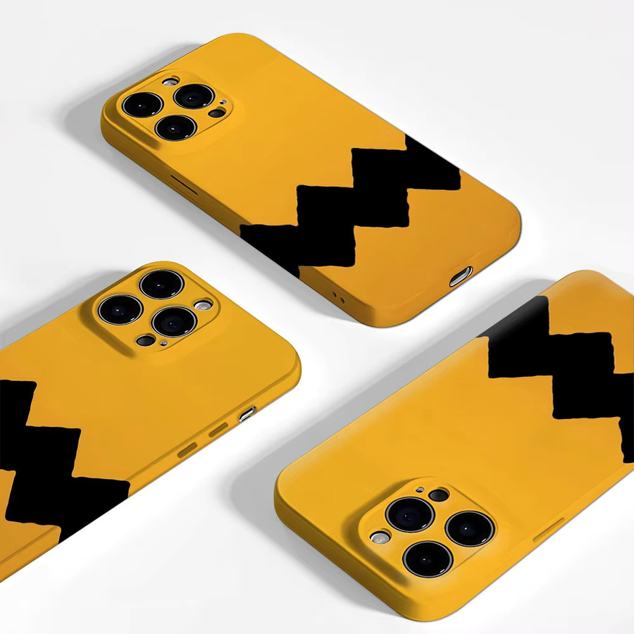 Charlie Wave Robuste Magnetische Handyhülle für iPhone 17 16 15 14 13 Pro Max Plus in Gelb - Bild 3