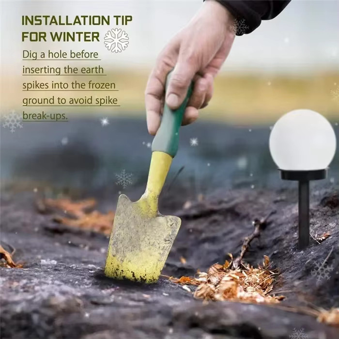 Heinast Solar LED Glühbirne Kugelform für Garten und Außenbereich, Weiß/Schwarz, Wasserdicht - Bild 6