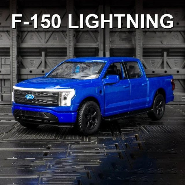 Ford Raptor F150 Pickup, Spielzeug Geländefahrzeug, 1:36, Metall, mit Licht und Sound - Bild 1
