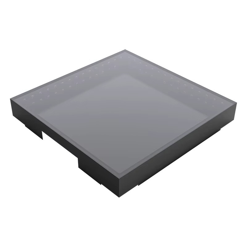 Professionelle RGB 3D Spiegel Stehleuchte mit DMX-Steuerung, LED Dance Effekt Panel Bodenfliese in Schwarz für DJ, Disco, Club und Party - Bild 3