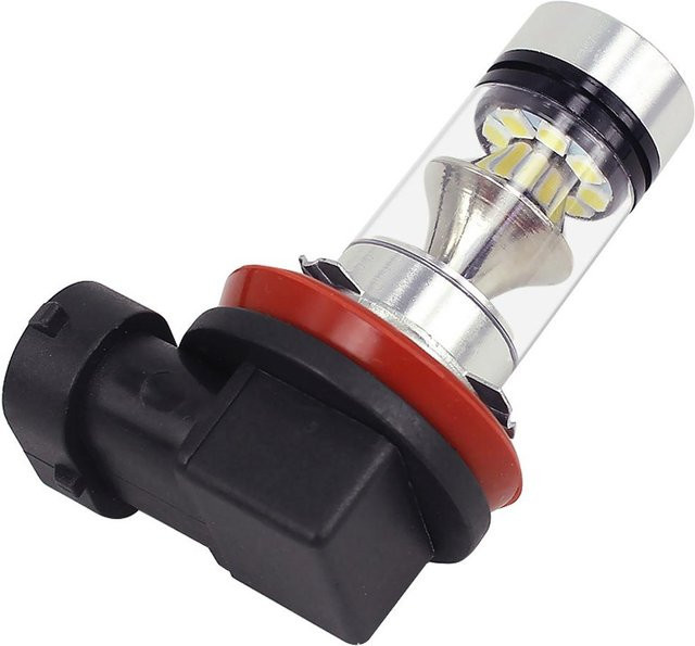 VehicleKit LED-Scheinwerferlampe für Auto, wasserdicht, superhelles weißes Licht und Multicolour, Ersatz für Nebelscheinwerfer, Silber/Weiß/Bunt - Bild 1