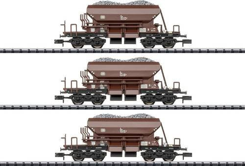 MiniTrix T15465 N Wagen-Set Dienstgüterschotterwagen, 1:87 (Spur H0) - Bild 1