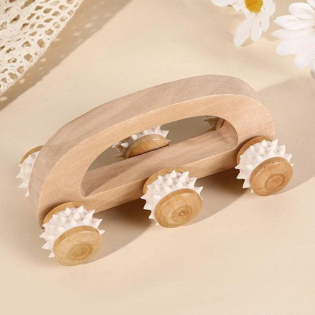 SZwatch Massage-Roller Manuelles Massagegerät, beige - Bild 1