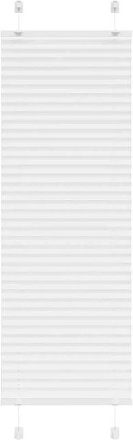 vidaXL Plissee Weiß semi-transparent aus Polyester B: 45 cm, H: 150 cm - Bild 1