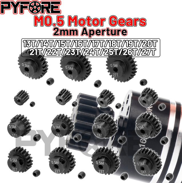 PYFORE M0.5 Motor Getriebe Ritzel 2mm Blende 13T - 27T, Zubehör - Bild 1