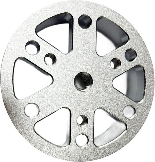 ZWO Schnellverschluss-Verlängerungsplatte Stativadapter aus CNC Aluminiumlegierung in Silber für astronomische Teleskope und Astrofotografie mit M6 Montagehalterung - Bild 1