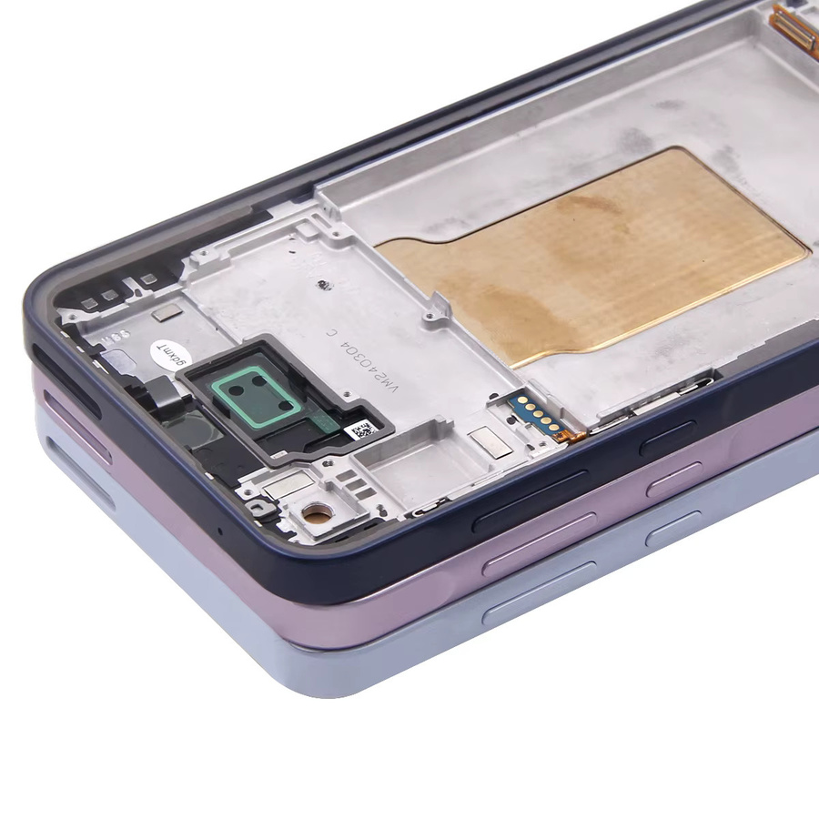 Samsung A35 5G AMOLED Display mit Rahmen und Digitizer in Schwarz als Ersatzteil für A356 LCD Touchscreen - Bild 4