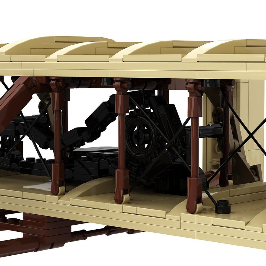 Gobricks MOC Wright Flyer Flugzeug Bausteine ab 14 Jahren - Bild 2