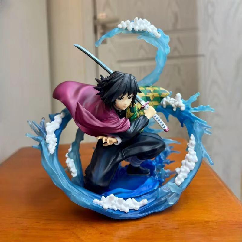 Yiran toy 1 Demon Slayer Kimetsu No Yaiba Zero Tomioka Giyuu Action Figur 17cm PVC - Bild 2