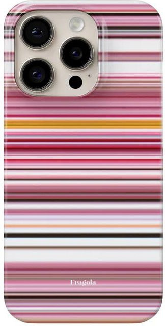 Fragola Handyhülle mit bunten Streifen und glänzender Folie für iPhone 11 bis iPhone 17 Pro Max, Farbe: Multicolour - Bild 1