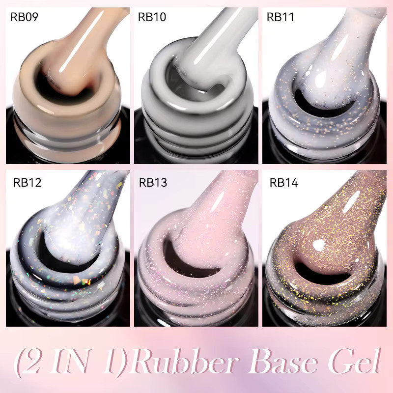 LILYCUTE Nagellack Rose Gold Glitter, Nude, 7 ml - Bild 5
