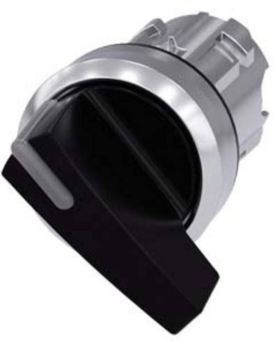 Siemens Knebelschalter 3SU1052-2CC10-0AA0 Schwarz 1 x 45° aus Metall - Bild 1