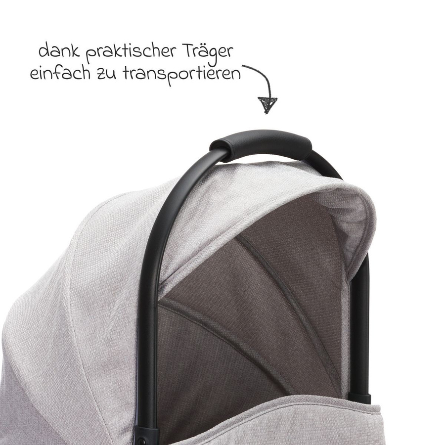 Fillikid Babywanne für Zwillingswagen Duette in Grau - Bild 5