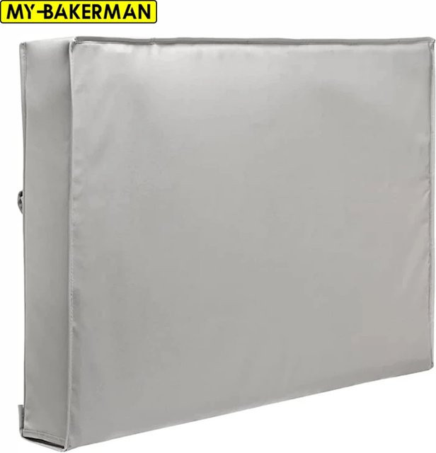 Wetterfeste Outdoor-TV-Bildschirmabdeckung von MY·BAKERMAN in Grau oder Schwarz, universeller staub- und wasserdichter Schutz für LCD-Fernseher von 22 bis 65 Zoll - Bild 1