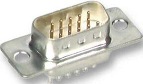 EFB-Elektronik D-Sub 15-pol. VGA Stecker für 9-pol. Gehäuse in Silber 34504.1 - Bild 1
