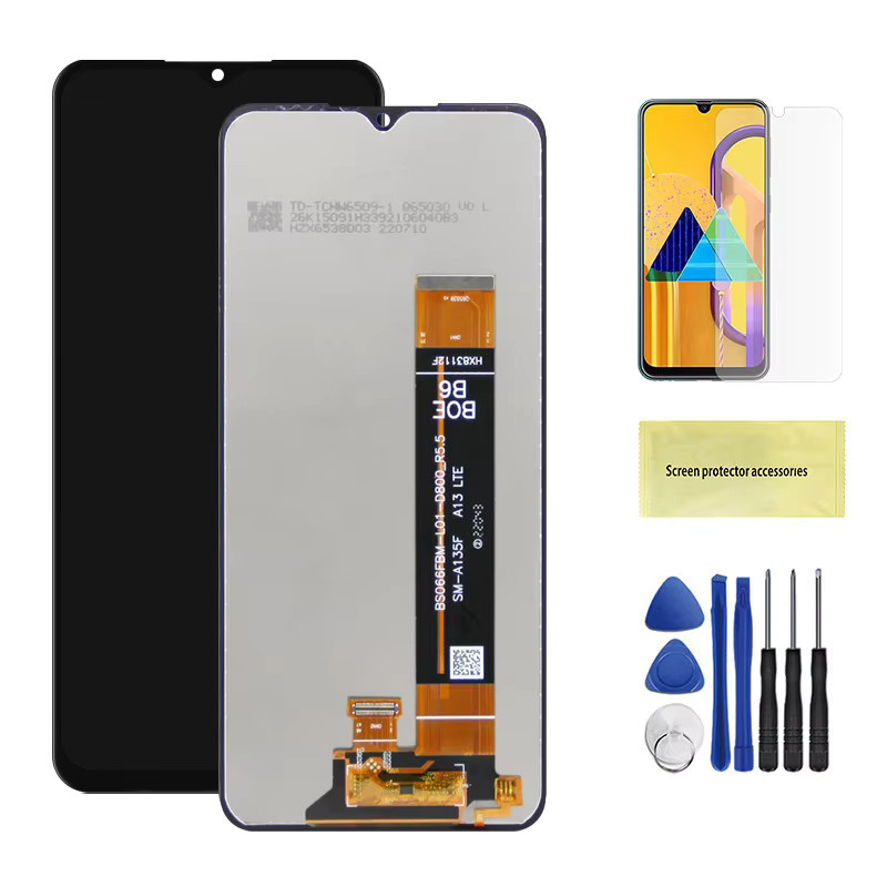 Samsung M13 LCD Display mit 6.6 Zoll Touchscreen Digitizer Montage in Schwarz für SM-M135F - Bild 5