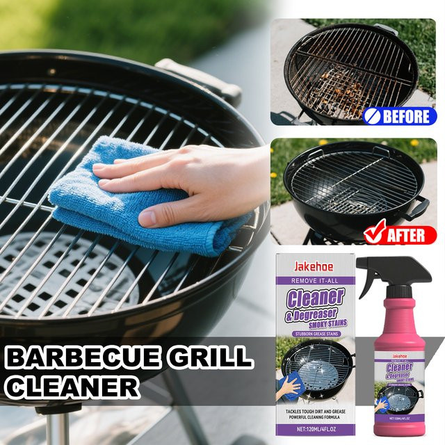 JAKEHOE Grillständer-Reiniger zur Entfernung von Fett und Kohlenstoffablagerungen, 120 ml - Bild 1
