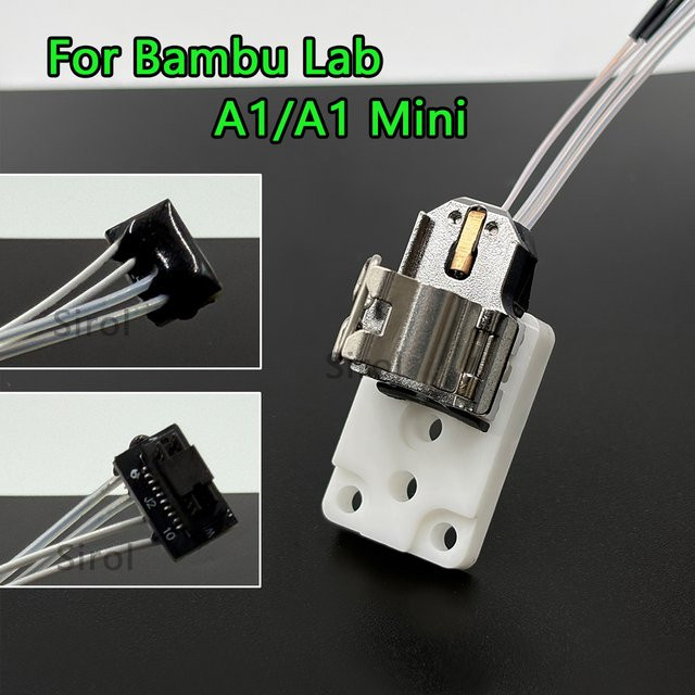 Bambu Lab A1 und A1 Mini Hotend Montage Kit mit Keramik-Upgrade aus Zirkonia für hohe Temperaturresistenz in Weiß - Bild 1