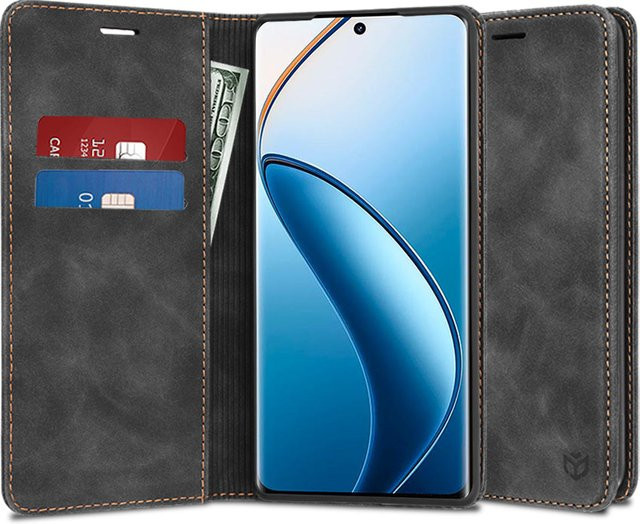 Techsuit Confy Schutzhülle für Realme 12 Pro und 12 Pro+, Schwarz - Bild 1