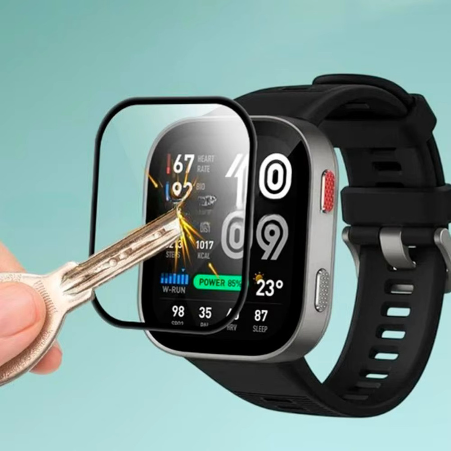 Displayschutzfolie Amazfit BIP MAX, Silikon, transparent - Bild 2