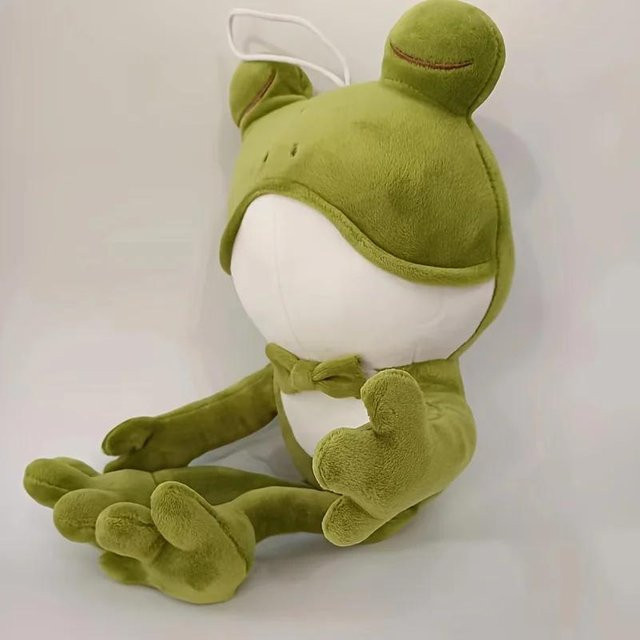 Fashnics Weicher Frosch Plüschtier, grün, 55cm - Bild 1