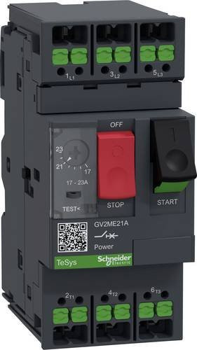 Schneider Electric GV2ME21A Motorschutzrelais in Grau - Bild 1