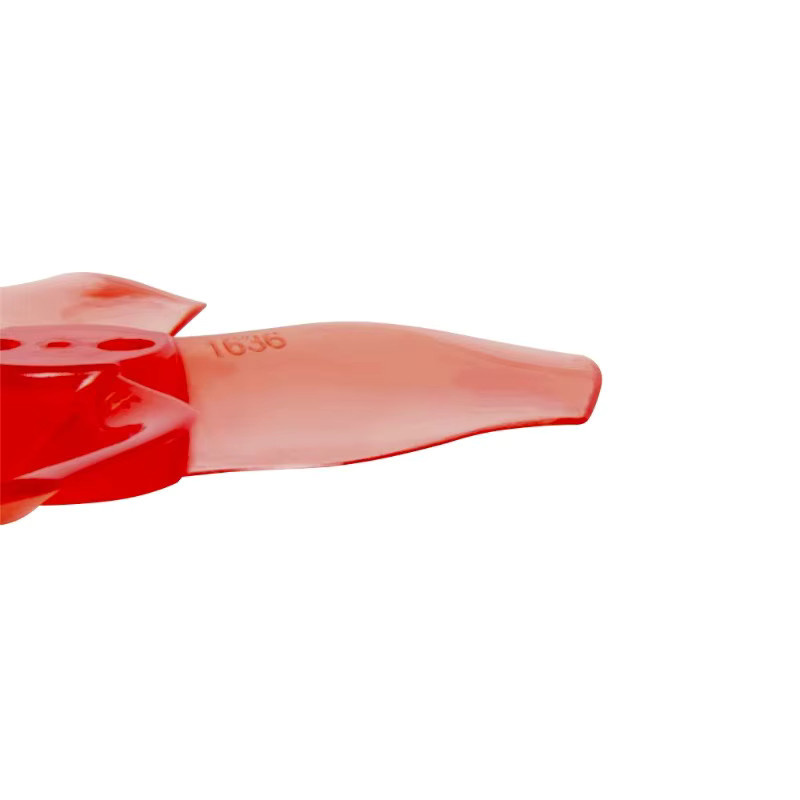 Gemfan 1636 4-Blatt-Propeller, 16-teiliges Set, Rot, Kunststoff - Bild 2