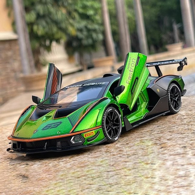 Hot Wheels Lamborghini scv12 Diecast Automodell, mit Ton- und Lichteffekten - Bild 1