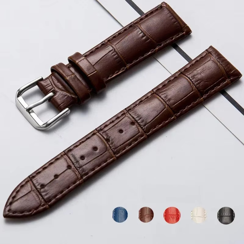 VNWCT Uhrenarmband Leder, Edelstahl, Damen - Bild 2