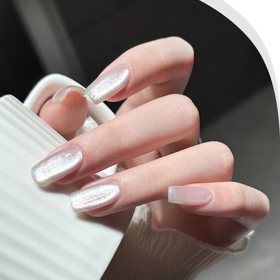 XEIJAYI Magnetischer Cat-Eye-Gel-Nagellack, Weiß, 15 ml - Bild 5