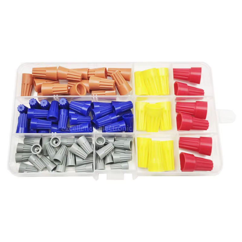 90-teiliges Drahtverbinder-Set von ZSDZFYLLK mit Drehschraubverschluss und Schnellverbinder für elektrische Kabelklemmen in Multicolor - Bild 2