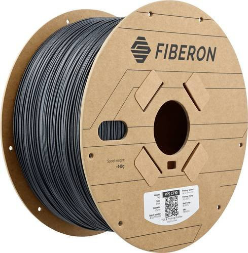 Polymaker Fiberon PPS-CF10 Filament PPS-CF Kohlefaserverstärkt in Schwarz - Bild 1
