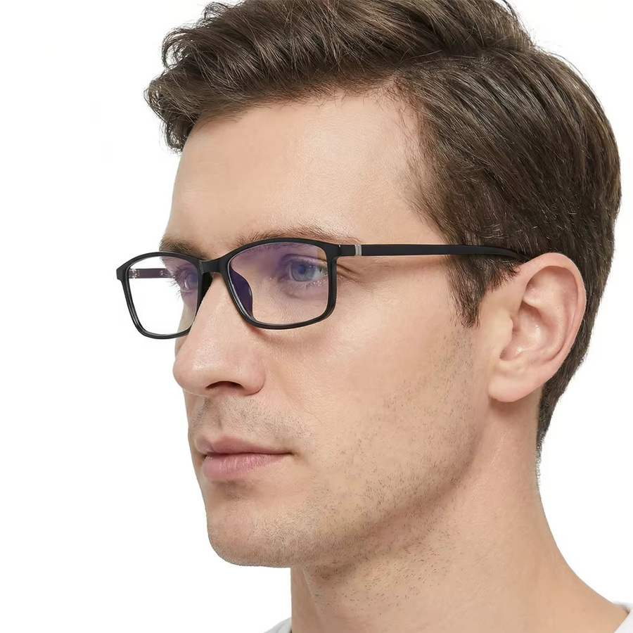 FUQIAN Lesebrille, Vollrand, rechteckig, schwarz - Bild 2