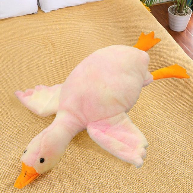Yiran toy Ente Kuscheltier, Plüsch / Textil, Weiß, Rosa / Pink - Bild 1