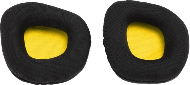 2er-Set Ersatz-Ohrpolster für Corsair mit Noise Isolation aus atmungsaktivem Protein-Leder und Mesh in Schwarz - Bild 1