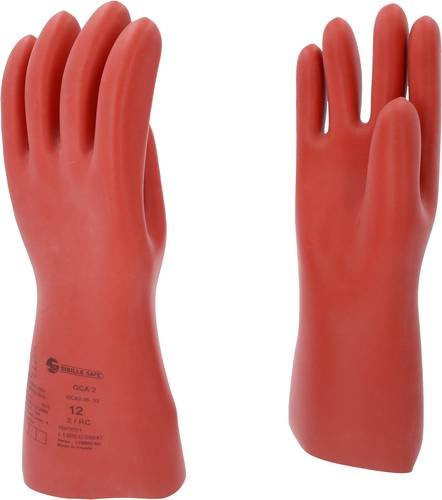 KS Tools Elektriker-Schutzhandschuhe aus Latex, Farbe: Rot, Größe: 12, Schutzklasse 2 - Bild 1