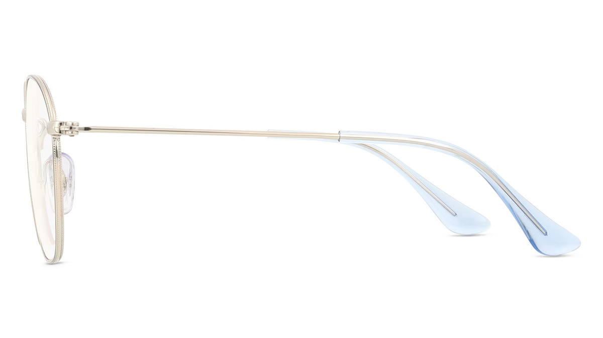 Ray-Ban RY9572V Kinder-Brille, Vollrand, Quadratisch, Metall, Silber - Bild 1