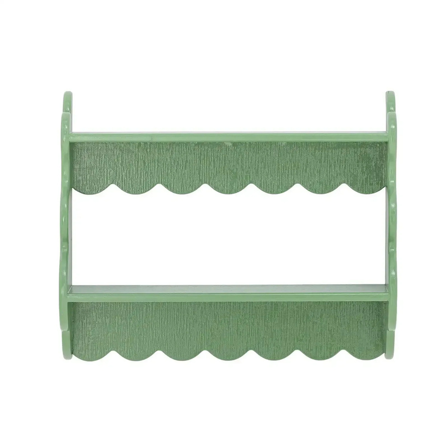 Bloomingville Salla Wandregal aus Tannenholz in Grün, B/H/T: 49,5 x 15,0 x 40,5 cm - Bild 1