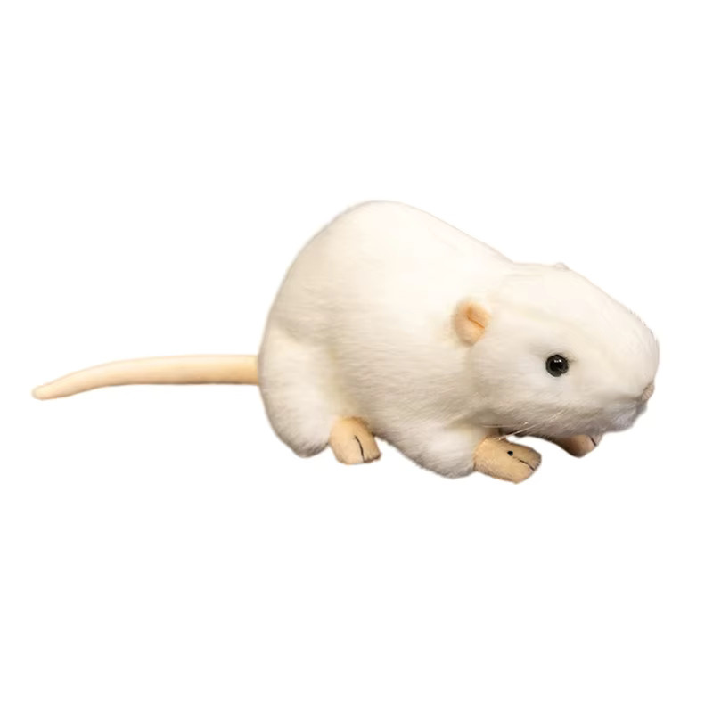 TotoJay Weiße Maus, Plüschtier, Weiß, 1-teiliges Set - Bild 3