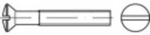 TOOLCRAFT Linsensenkschrauben M5 16mm Schlitz DIN 964 aus Stahl galvanisch verzinkt in Silber, 200 Stück - Bild 1
