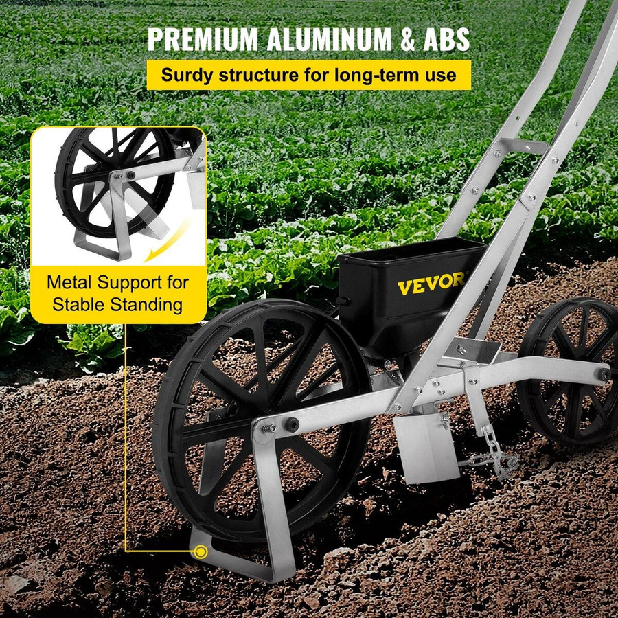 Buying Solutions MB Manuelle Metall Präzisions-Gartensämaschine mit 6 Samenplatten in Silber - Bild 7