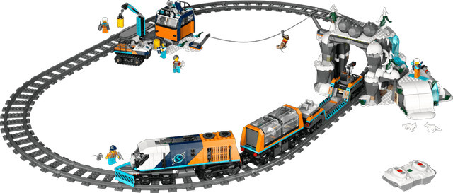 LEGO City Arktis-Polarexpress Konstruktionsspielzeug ab 7 Jahren - Bild 1