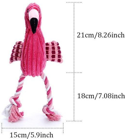 BC Pet Supplies Quietschspielzeug in Tierform, Plüsch-Hundespielzeug - Bild 1