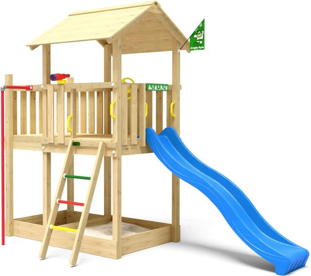 Marvel Jungle Gym Spielturm Holz Blau - Bild 1