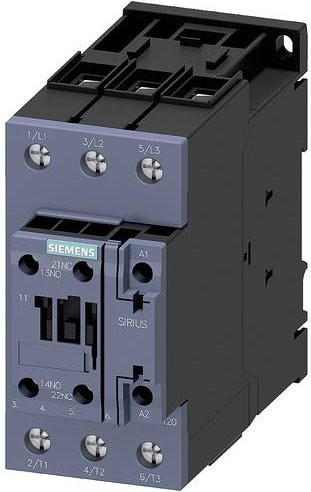 Siemens Leistungsschütz 3RT2036-1KB40-1AA0 in Grau mit 3 Schließern für 690 V/AC - Bild 1