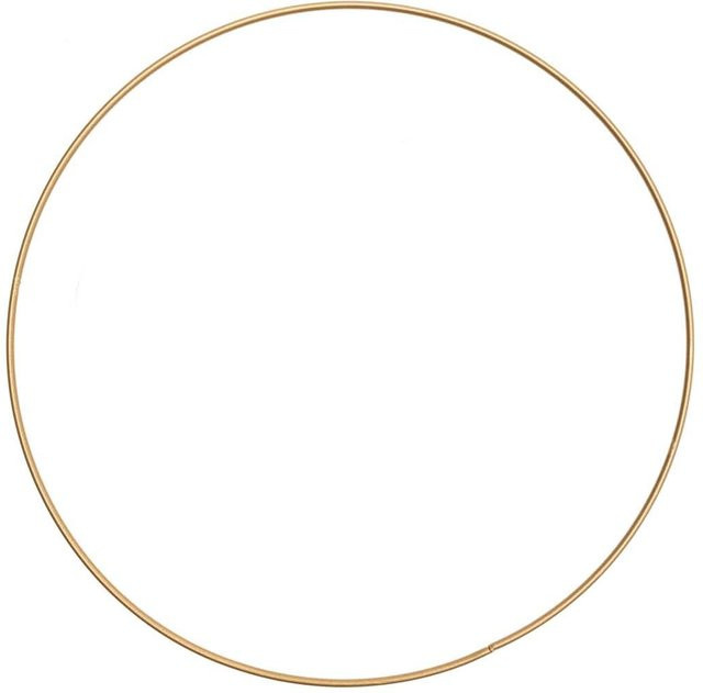 Rico Design Metallring in Gold mit einem Durchmesser von 25 cm - Bild 1